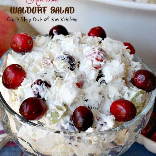 Ambrosia Waldorf Salad | Can't Stay Out of the Kitchen