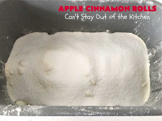 Apple Cinnamon Rolls | Can't Stay Out of the Kitchen | these luscious #CinnamonRolls are outrageously good. They're filled with #apples & #cinnamon & slathered with a rich, thick icing to die for. Terrific for a weekend, company or #holiday #breakfast. Every bite will have you drooling. #brunch #SweetRolls #AppleCinnamonRolls