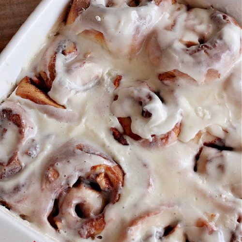 Apple Cinnamon Rolls | Can't Stay Out of the Kitchen | these luscious #CinnamonRolls are outrageously good. They're filled with #apples & #cinnamon & slathered with a rich, thick icing to die for. Terrific for a weekend, company or #holiday #breakfast. Every bite will have you drooling. #brunch #SweetRolls #AppleCinnamonRolls