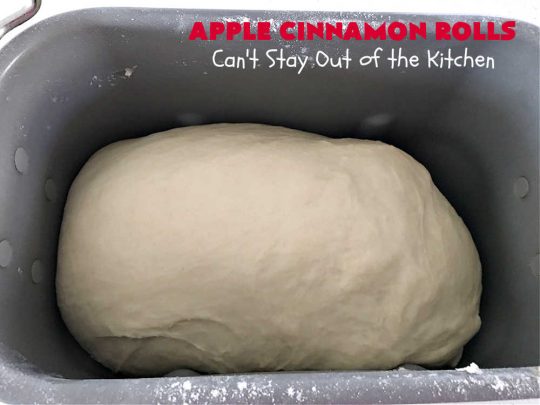 Apple Cinnamon Rolls | Can't Stay Out of the Kitchen | these luscious #CinnamonRolls are outrageously good. They're filled with #apples & #cinnamon & slathered with a rich, thick icing to die for. Terrific for a weekend, company or #holiday #breakfast. Every bite will have you drooling. #brunch #SweetRolls #AppleCinnamonRolls