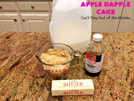 Apple Dapple Cake | Can't Stay Out of the Kitchen | this favorite #apple #cake is filled with #apples, #walnuts & #coconut. It's a terrific #dessert cake or can be used as a #breakfast #coffeecake. #applecake