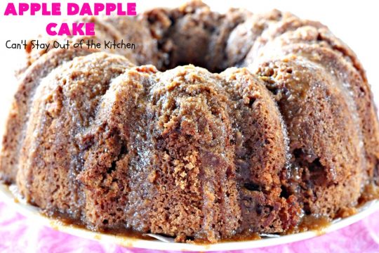 Apple Dapple Cake | Can't Stay Out of the Kitchen | this favorite #apple #cake is filled with #apples, #walnuts & #coconut. It's a terrific #dessert cake or can be used as a #breakfast #coffeecake. #applecake