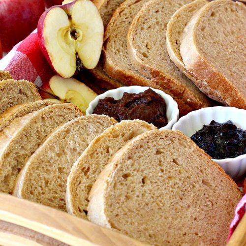 Apple Pie Bread | Can't Stay Out of the Kitchen | this delicious home-baked #bread is sensational. If you enjoy #ApplePie, you'll love it baked up as #HomemadeBread. This #recipe is so easy since it's baked in the #breadmaker. This loaf is terrific for #breakfast or as a dinner bread. #ApplePieBread