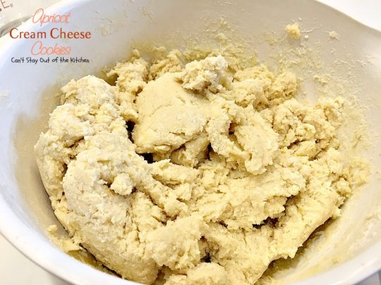 Apricot Cream Cheese Cookies | Can't Stay Out of the Kitchen | these are some of our favorite #christmas #cookies. These thumbprint cookies have #apricot preserves in the center. #dessert