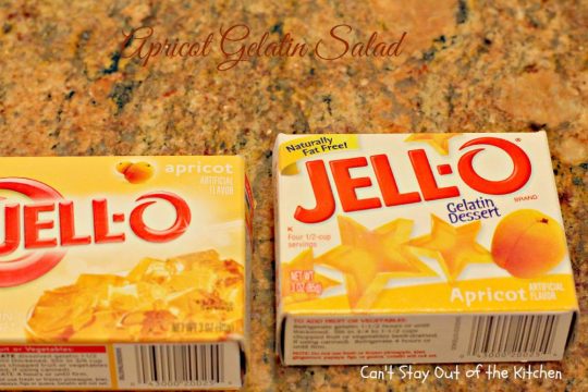 Apricot Gelatin Salad - IMG_0632