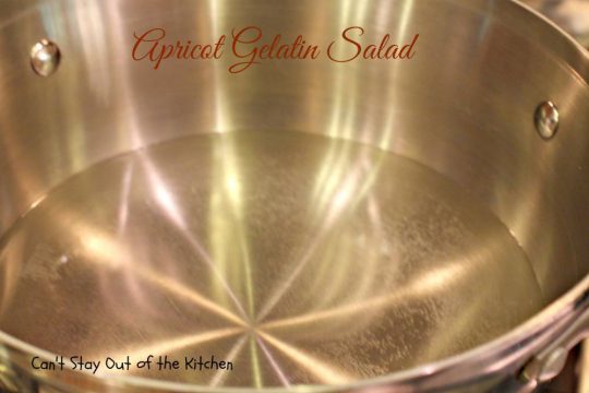 Apricot Gelatin Salad - IMG_0634