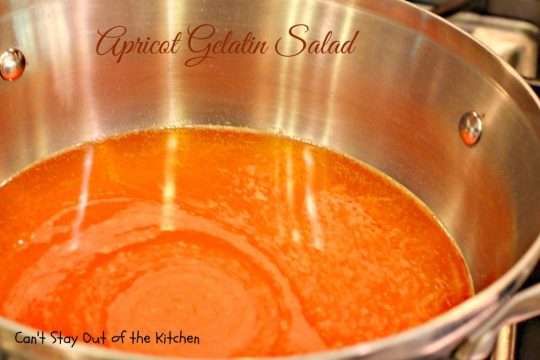 Apricot Gelatin Salad - IMG_0635