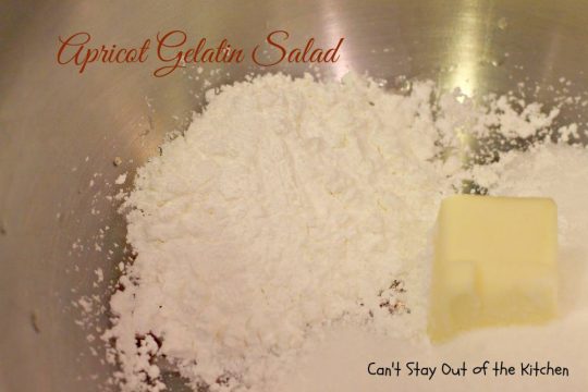 Apricot Gelatin Salad - IMG_0650