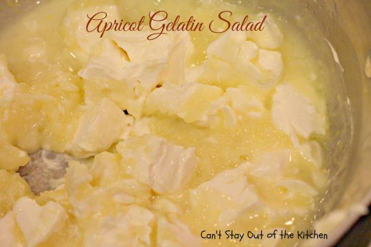 Apricot Gelatin Salad - IMG_0653