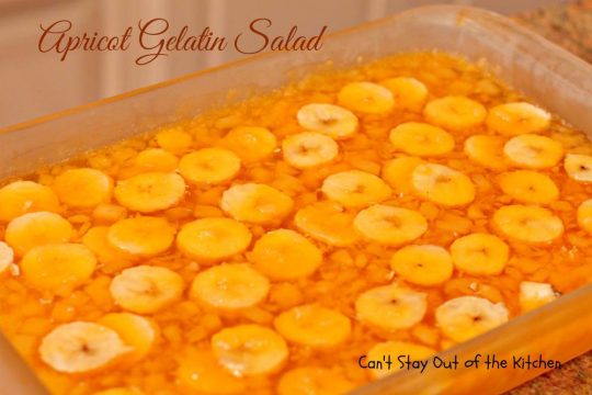 Apricot Gelatin Salad - IMG_0665
