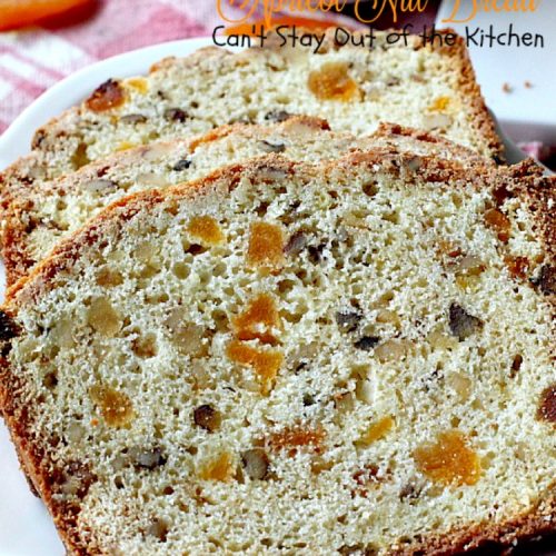 Apricot Nut Bread | Can't Stay Out of the Kitchen