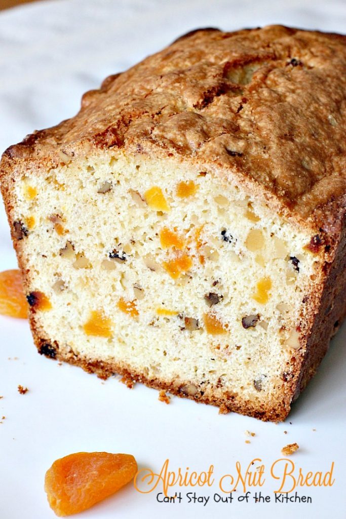 Apricot Nut Bread | Can't Stay Out of the Kitchen | one of the best #apricot #breads you'll ever taste. Quick, easy & great for #holidays or whenever you want to satisfy your sweet tooth! #breakfast