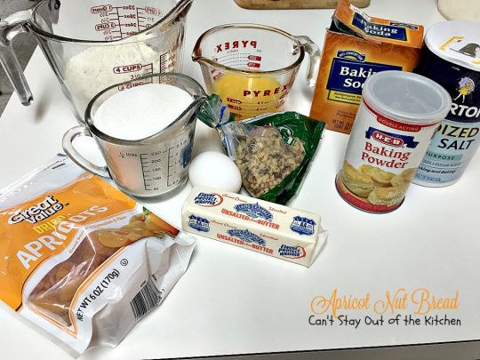 Apricot Nut Bread | Can't Stay Out of the Kitchen | one of the best #apricot #breads you'll ever taste. Quick, easy & great for #holidays or whenever you want to satisfy your sweet tooth! #breakfast