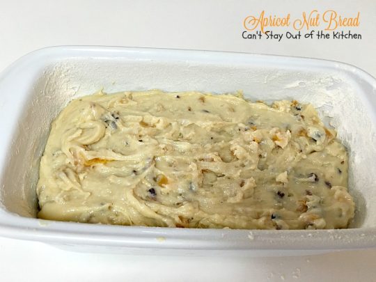 Apricot Nut Bread | Can't Stay Out of the Kitchen | one of the best #apricot #breads you'll ever taste. Quick, easy & great for #holidays or whenever you want to satisfy your sweet tooth! #breakfast