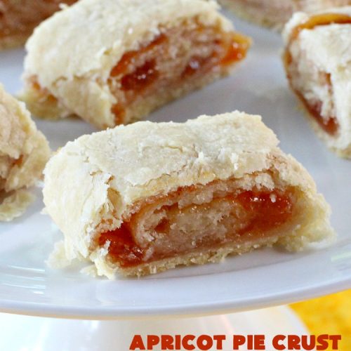Apricot Pie Crust Cinnamon Rolls | Can't Stay Out of the Kitchen | these fantastic #CinnamonRolls are made with #PieCrust & #ApricotJam. They're really spectacular for a weekend, company or #holiday #breakfast. Every bite will have you drooling! #cinnamon #HolidayBreakfast #Christmas #NewYearsDay #ApricotPieCrustCinnamonRolls