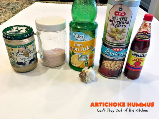 Artichoke Hummus | Can't Stay Out of the Kitchen | this amazing #hummus #appetizer is great for #tailgating parties, potlucks, backyard #BBQs or any family get-together. Healthy & delicious. #vegan #glutenfree #artichokes