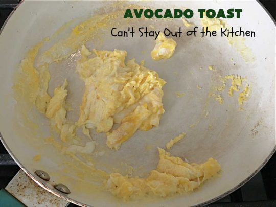 Avocado Toast | Can't Stay Out of the Kitchen | this fantastic #TexMex #recipe is made with #HawaiianBread #avocados, #FetaCheese, #ScrambledEggs or #PoachedEggs & #PicoDeGallo or #tomatoes. It's a spectacular #breakfast for weekends, company or even #holidays. It can be easily made to order to each person's preference. It's wonderful made with with #Guacamole & Pico. This breakfast entree is hearty, satisfying & filling. #HolidayBreakfast #AvocadoToast