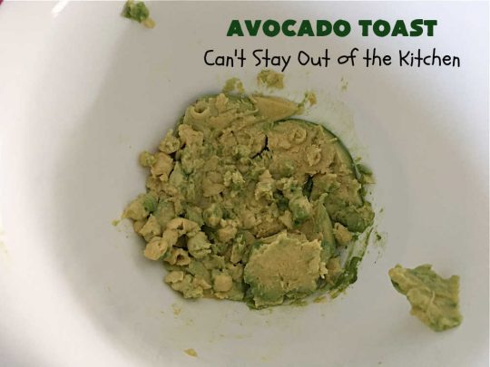 Avocado Toast | Can't Stay Out of the Kitchen | this fantastic #TexMex #recipe is made with #HawaiianBread #avocados, #FetaCheese, #ScrambledEggs or #PoachedEggs & #PicoDeGallo or #tomatoes. It's a spectacular #breakfast for weekends, company or even #holidays. It can be easily made to order to each person's preference. It's wonderful made with with #Guacamole & Pico. This breakfast entree is hearty, satisfying & filling. #HolidayBreakfast #AvocadoToast