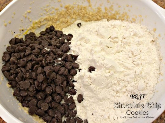 BEST Chocolate Chip Cookies | Can't Stay Out of the Kitchen | these amazing #cookies are so scrumptious you won't be able to stop eating them! #chocolate #dessert