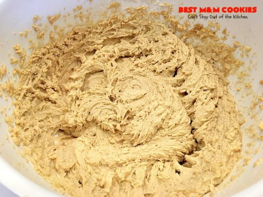 BEST M&M Cookies | Can't Stay Out of the Kitchen | These fabulous #cookies are divine! They start with #copycat #MrsFields #chocolate chip cookies but substitute #M&Ms. They are so heavenly. #dessert