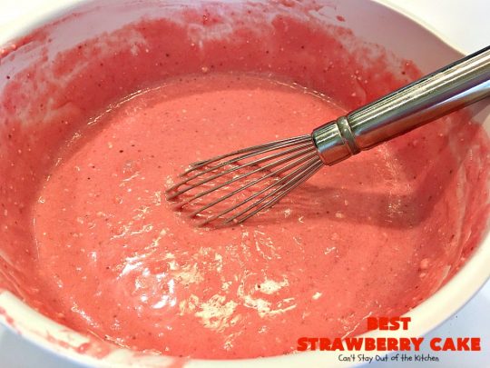 BEST Strawberry Cake | Can't Stay Out of the Kitchen | this is the best, richest, most decadent #strawberry #cake ever! Perfect for #holidays & special occasions like #MothersDay, #FathersDay or #ValentinesDay. #dessert
