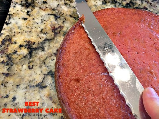 BEST Strawberry Cake | Can't Stay Out of the Kitchen | this is the best, richest, most decadent #strawberry #cake ever! Perfect for #holidays & special occasions like #MothersDay, #FathersDay or #ValentinesDay. #dessert
