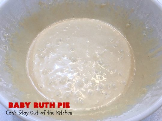 Baby Ruth Pie | Can't Stay Out of the Kitchen | this outrageously delicious #pie is made with #BabyRuthBars. It has all the #chocolate,#caramel & #peanut flavor you love in a #dessert. If you enjoy #BabyRuth candy bars, you'll go crazy over this amazing pie. #ValentinesDay #holiday #HolidayDessert #PeanutButterDessert #ChocolateDessert #CaramelDessert #BabyRuthPie