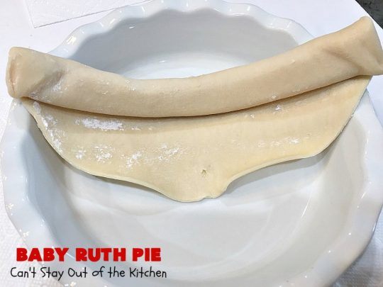 Baby Ruth Pie | Can't Stay Out of the Kitchen | this outrageously delicious #pie is made with #BabyRuthBars. It has all the #chocolate,#caramel & #peanut flavor you love in a #dessert. If you enjoy #BabyRuth candy bars, you'll go crazy over this amazing pie. #ValentinesDay #holiday #HolidayDessert #PeanutButterDessert #ChocolateDessert #CaramelDessert #BabyRuthPie