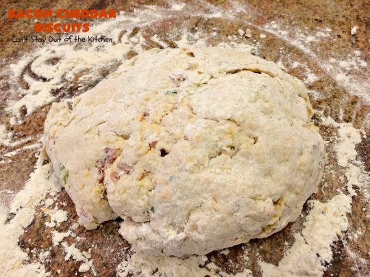 Bacon Cheddar Biscuits | Can't Stay Out of the Kitchen | absolutely the BEST #Biscuits ever! These are so mouthwatering you'll have a hard time not gorging yourself! Terrific for dinner or for a weekend or #holiday #breakfast. #Bacon #Chives #CheddarCheese #BaconCheddarBiscuits #BaconBiscuits #Pork #Easter #EasterSideDish #MothersDay #MothersDaySideDish #FathersDay #FathersDaySideDish