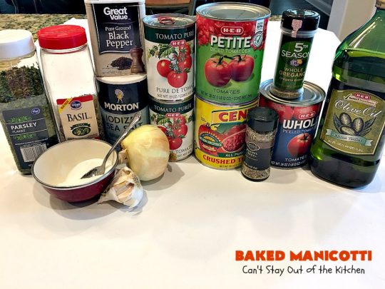 Baked Manicotti | Can't Stay Out of the Kitchen | BEST #manicotti recipe ever! This one uses #mozzarella #cheese instead of ricotta. It makes a terrific #holiday or company #pasta entree. #beef