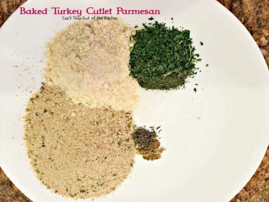 Baked Turkey Cutlet Parmesan | Can't Stay Out of the Kitchen | this fabulous #turkey recipe is so quick and easy to make, and also good with #chicken. 
