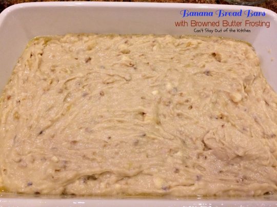 Banana Bread Bars with Browned Butter Frosting | Can't Stay Out of the Kitchen | these delicious #brownies are great for summer #holiday fun. The browned butter frosting is amazing. #bananas #dessert #cookie