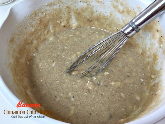 Banana Cinnamon Chip Muffins | Can't Stay Out of the Kitchen | you will drool over every bite of these luscious #banana #muffins. #cinnamonchips make them incredibly amazing. #breakfast