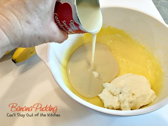 Banana Pudding | Can't Stay Out of the Kitchen | BEST #BananaPudding ever! This one has #caramelsauce squirted over each amazing layer making it rich, decadent and utterly divine! Great #dessert for summer #holidays. #bananas
