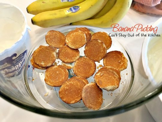 Banana Pudding | Can't Stay Out of the Kitchen | BEST #BananaPudding ever! This one has #caramelsauce squirted over each amazing layer making it rich, decadent and utterly divine! Great #dessert for summer #holidays. #bananas