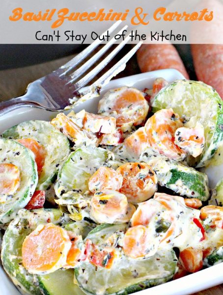 Basil Zucchini & Carrots | Can't Stay Out of the Kitchen