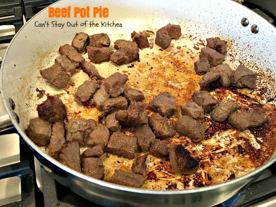 Beef Pot Pie | Can't Stay Out of the Kitchen | the most succulent and amazing #beefpotpie ever! You won't want to make any other recipe after trying this! #beef #potpie