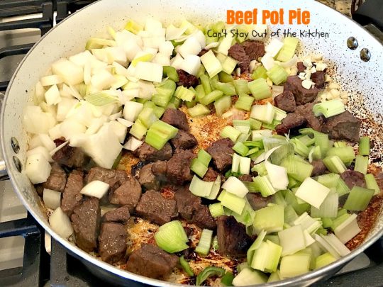 Beef Pot Pie | Can't Stay Out of the Kitchen | the most succulent and amazing #beefpotpie ever! You won't want to make any other recipe after trying this! #beef #potpie