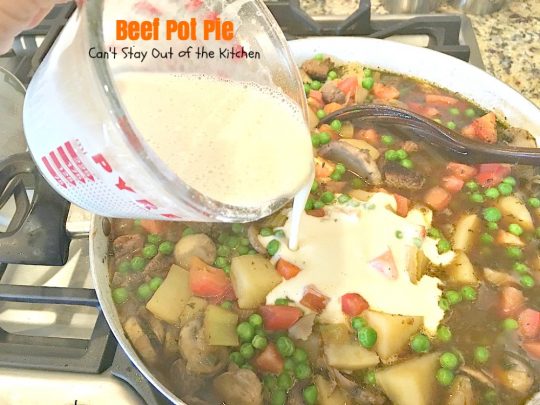 Beef Pot Pie | Can't Stay Out of the Kitchen | the most succulent and amazing #beefpotpie ever! You won't want to make any other recipe after trying this! #beef #potpie