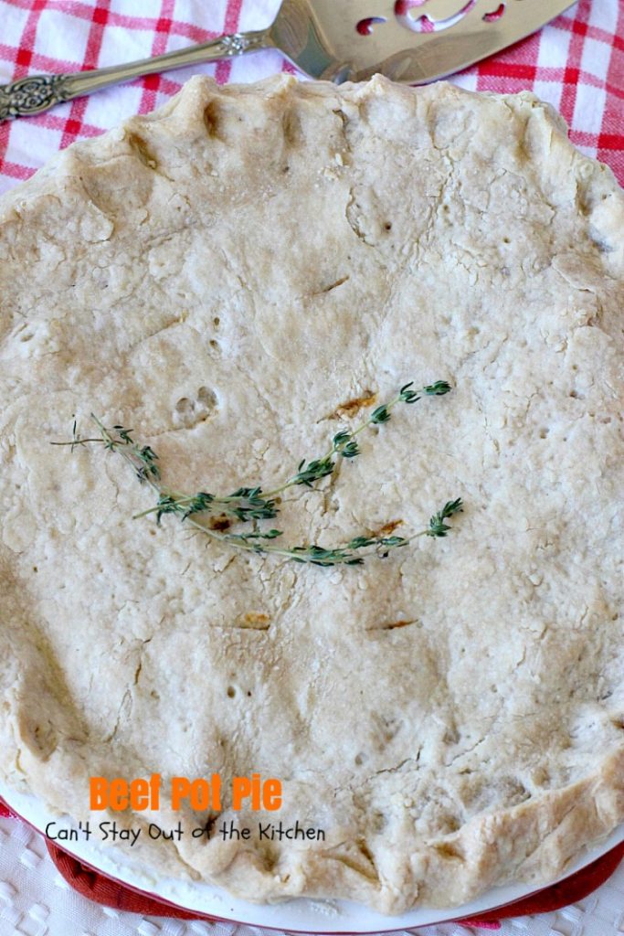 Beef Pot Pie | Can't Stay Out of the Kitchen | the most succulent and amazing #beefpotpie ever! You won't want to make any other recipe after trying this! #beef #potpie