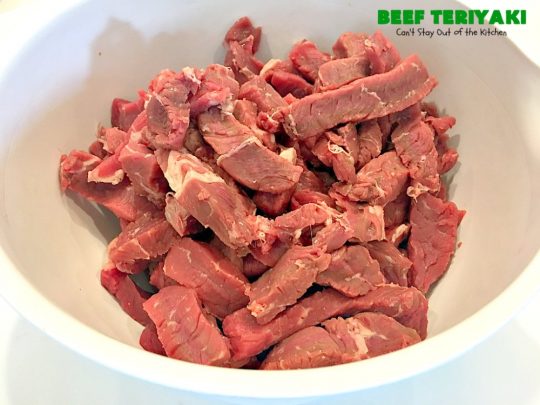 Beef Teriyaki | Can't Stay Out of the Kitchen | sumptuous main dish that's perfect for either family or company dinners. Easy 5-ingredient recipe takes only a couple minutes to prepare and slow cooks in the oven. #beef