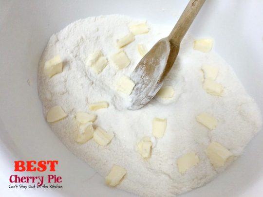 BEST Cherry Pie | Can't Stay Out of the Kitchen | this is the BEST #cherrypie ever! Almond extract and tart #cherries combine for the most scrumptious #dessert you'll ever bake.