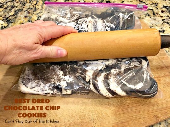 Best Oreo Chocolate Chip Cookies | Can't Stay Out of the Kitchen | these rich & decadent #cookies are filled with #Oreos & #chocolate chips. They are divine. Fantastic for #holiday parties & #tailgating. #dessert