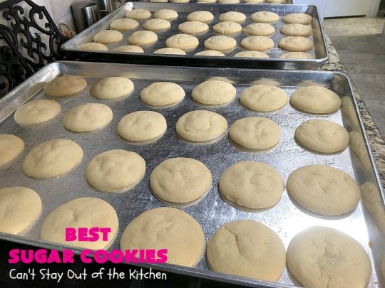 Best Sugar Cookies | Can't Stay Out of the Kitchen | these fantastic #SugarCookies are my absolute favorite #recipe! They are perfect for #holiday parties & #ChristmasCookieExchanges. The secret ingredient makes all the difference and the frosting is divine! #Dessert #cookies #HolidayDessert #ChristmasDessert #IcedSugarCookies
