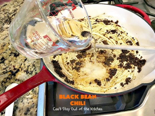 Black Bean Chili | Can't Stay Out of the Kitchen | fabulous #blackbean #chili recipe that's perfect for cold, winter days. It's healthy, #vegan, #glutenfree & #cleaneating. #TexMex #soup #MeatlessMondays