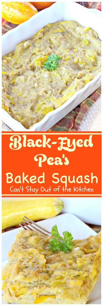 Black-Eyed Pea's Baked Squash | Can't Stay Out of the Kitchen | fabulous #copycat version of #BlackEyedPeas #squash casserole. Perfect for #holidays like #FathersDay. #yellowsquash