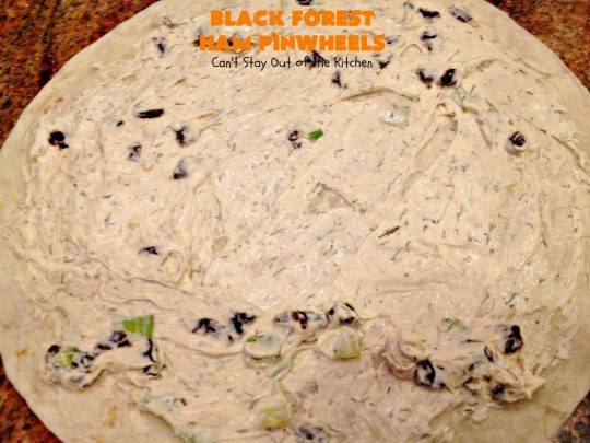 Black Forest Ham Pinwheels | Can't Stay Out of the Kitchen | These #pinwheels are spectacular & perfect for #tailgating & #SuperBowl parties. They're filled with #ham & #Swisscheese & just delightful to the taste buds! #appetizer