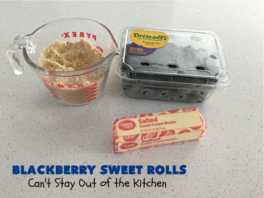 Blackberry Sweet Rolls | Can't Stay Out of the Kitchen | these luscious #SweetRolls are awesome! They're filled with #blackberries & glazed with a heavenly #ButtercreamIcing. Every bite will rock your world! Terrific for a weekend, company or #holiday #breakfast like #Thanksgiving or #Christmas. Plus, these are kneaded in the #breadmaker so they're so much easier than many #CinnamonRoll #recipes. #BlackberrySweetRollsBlackberry Sweet Rolls | Can't Stay Out of the Kitchen | these luscious #SweetRolls are awesome! They're filled with #blackberries & glazed with a heavenly #ButtercreamIcing. Every bite will rock your world! Terrific for a weekend, company or #holiday #breakfast like #Thanksgiving or #Christmas. Plus, these are kneaded in the #breadmaker so they're so much easier than many #CinnamonRoll #recipes. #BlackberrySweetRolls