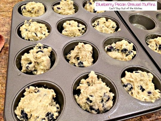 Blueberry Pecan Streusel Muffins | Can't Stay Out of the Kitchen | most scrumptious, delectable #blueberry #muffins ever! #breakfast