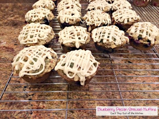 Blueberry Pecan Streusel Muffins | Can't Stay Out of the Kitchen | most scrumptious, delectable #blueberry #muffins ever! #breakfast